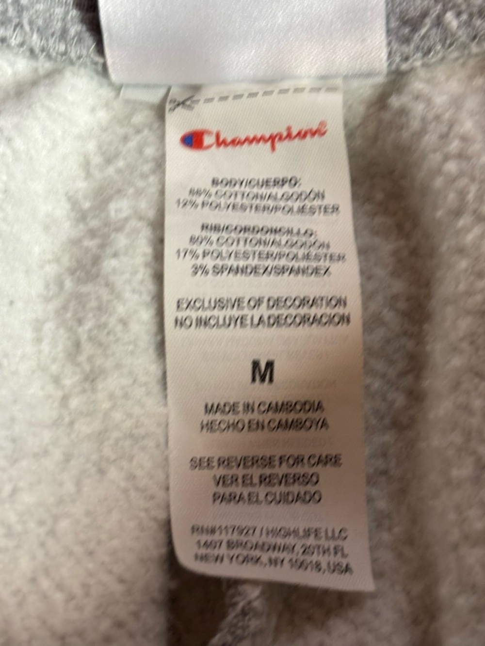Champion Women’s Fleece Wide Legged Sweatpants Oxford Grey Heather, size M - Picture 6 of 8